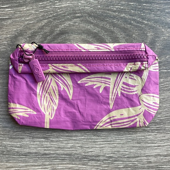 Aloha Collection Mini Pouch, Heliconia, glow on orchid - Picture 2 of 6
